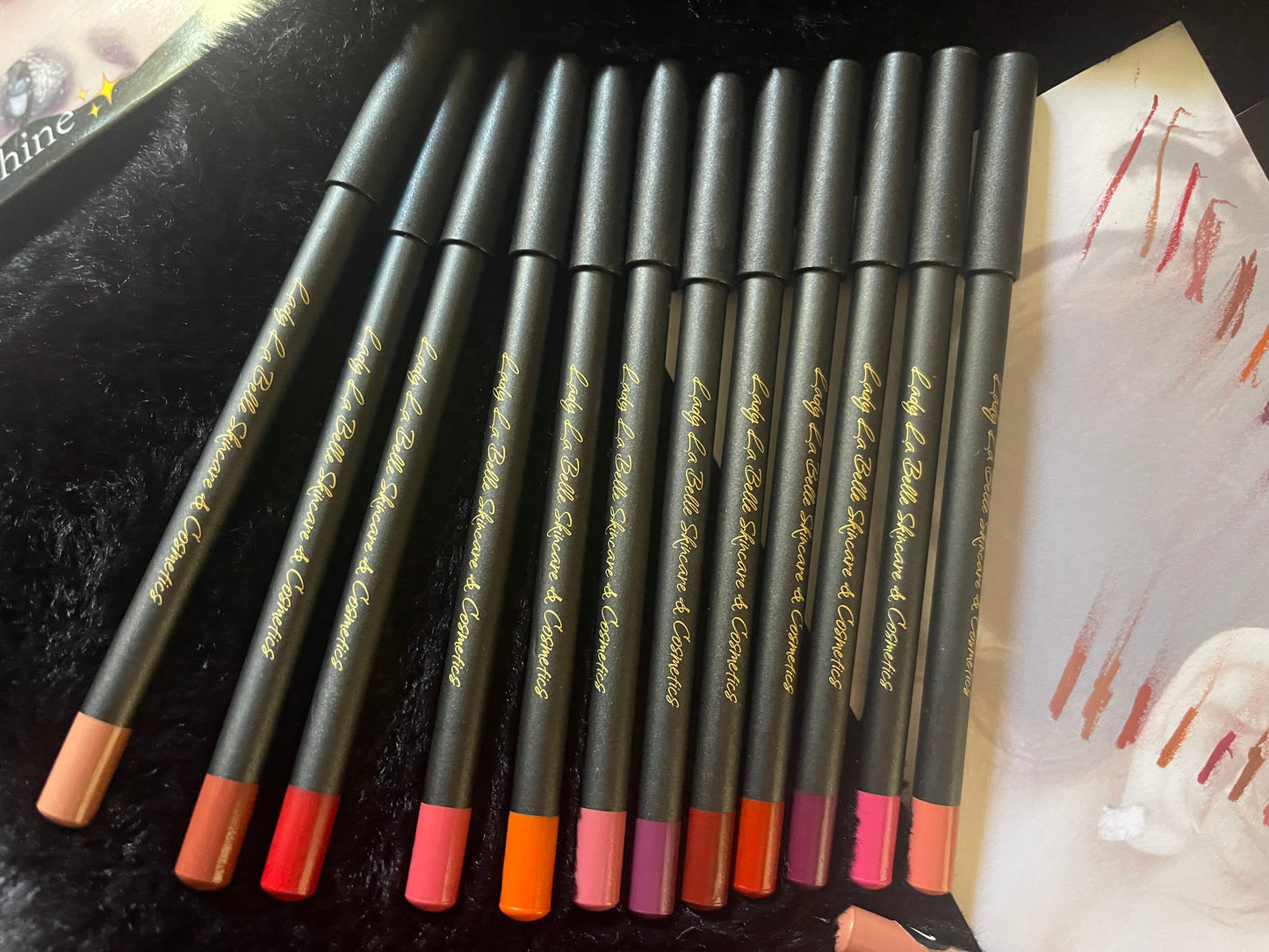 Lady La Belle “Statue Perfect”Ultimate Collection Long Lasting Lip Liners/ 12 Pack