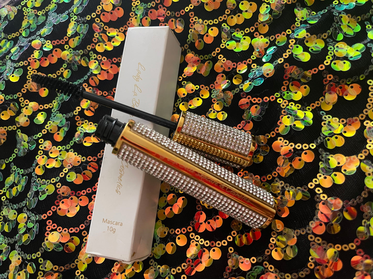 For those that want the “BEST” in life…This is the ultimate Luxurious Rhinestone Encrusted Mascara. It’s long, luxurious, thick and bold. It’s the fur coat on a Wednesday type of person.