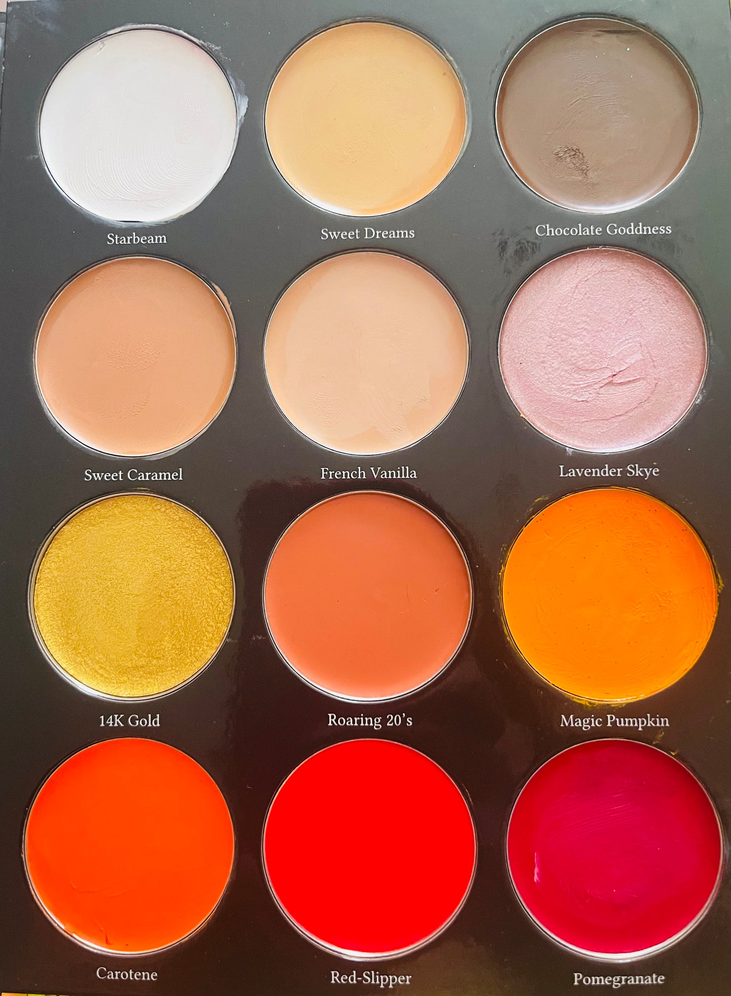"Keep it Concealed 2!" Lady La Belle Ulltimate 12 Pan Concealer Pallet (Darker Skin Tones)