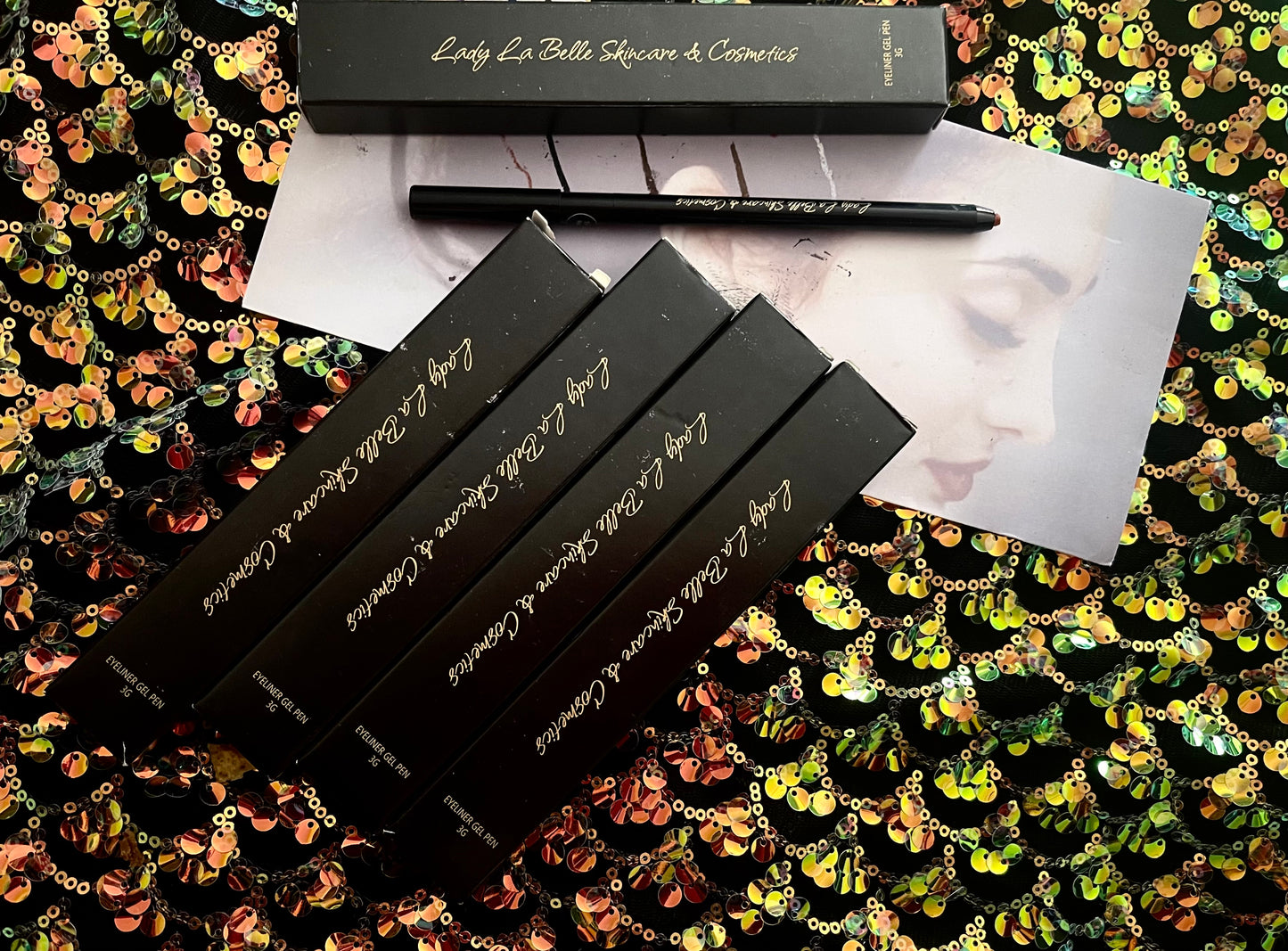 Lady La Belle Waterproof Longlasting Dreamy Gel Eyeliner in 5 Beautiful Shades.