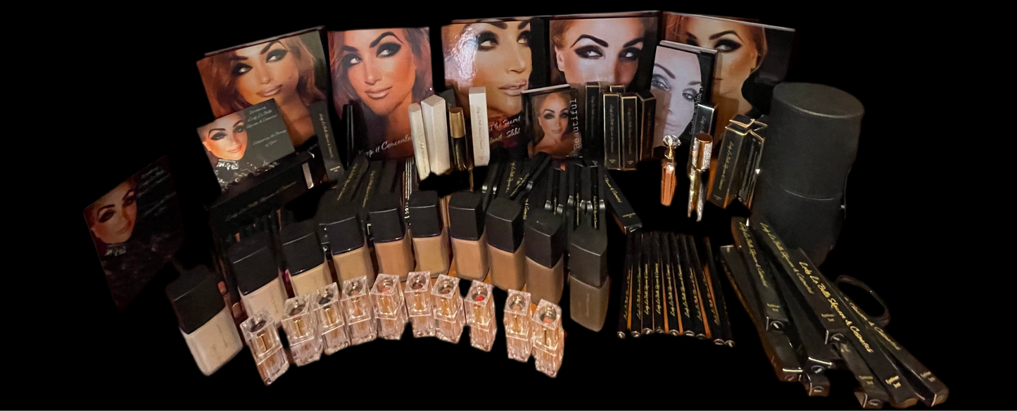 Deluxe Makeup Brush Set/16 Brushes & Round Container a MUA Dream Collection