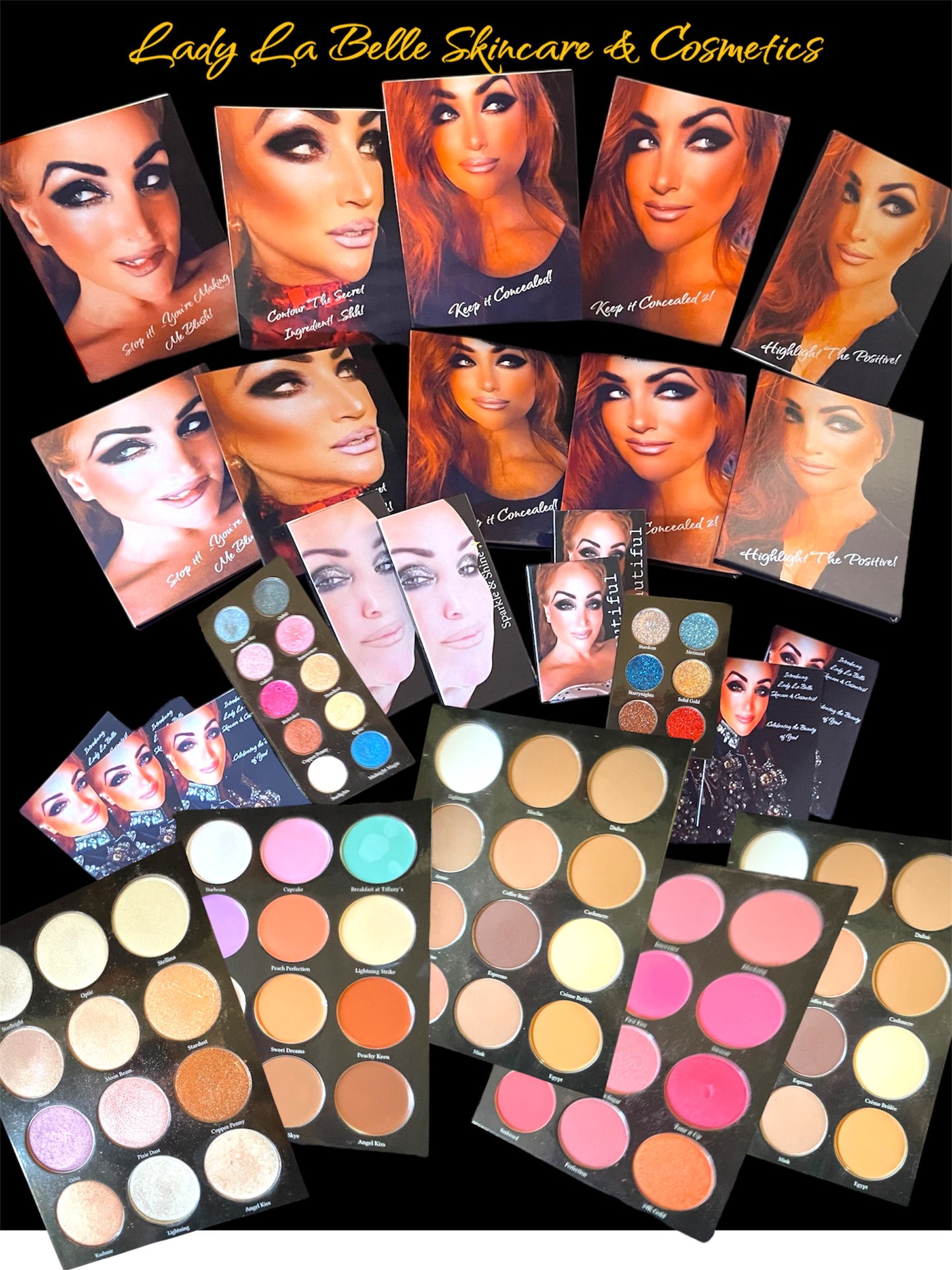 Lady La Belle Ultimate Perfectly Pressed Powder 12/Pan Pallet