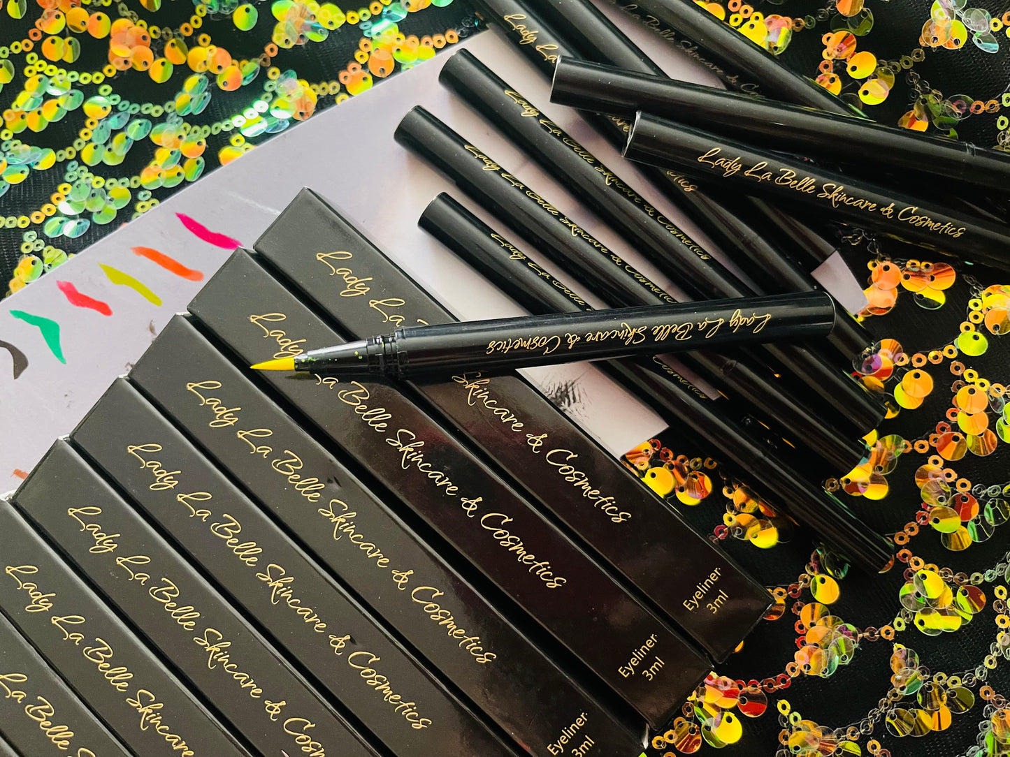 The Hottest Waterproof Liquid Eyeliners – in 9 Incredible Hot Colors / Collection