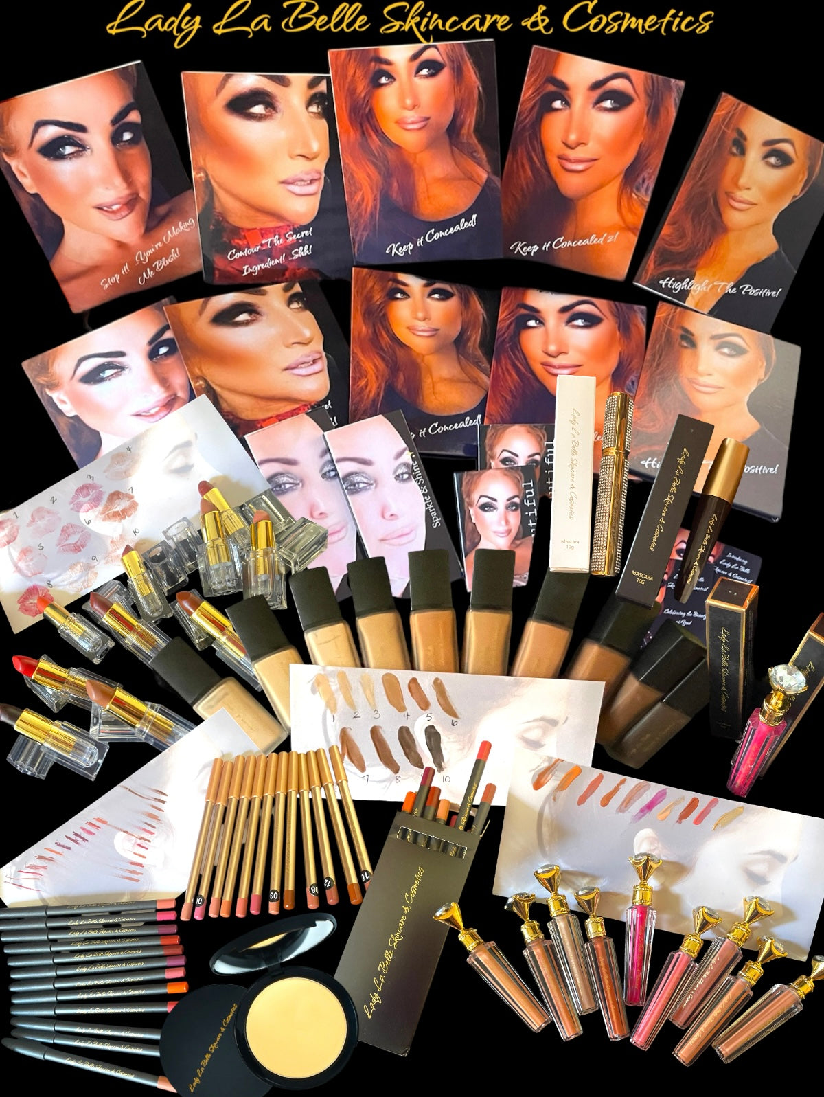 Deluxe Makeup Brush Set/16 Brushes & Round Container a MUA Dream Collection
