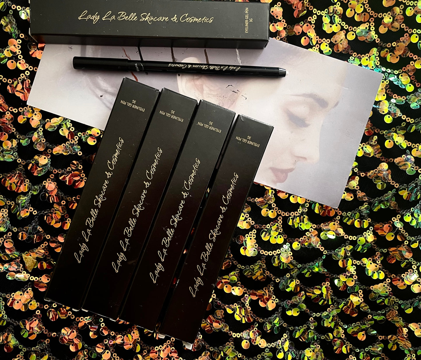 Lady La Belle Waterproof Longlasting Dreamy Gel Eyeliner in 5 Beautiful Shades.