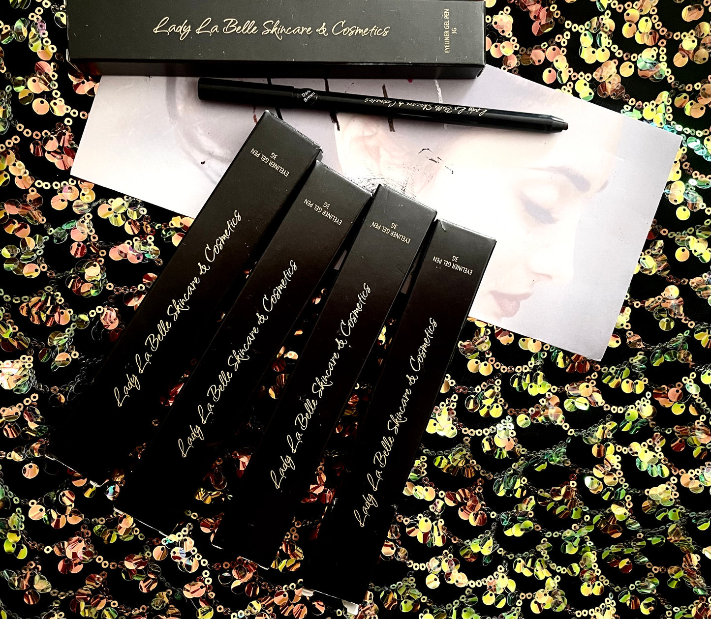 Lady La Belle Waterproof Longlasting Dreamy Gel Eyeliner in 5 Beautiful Shades.