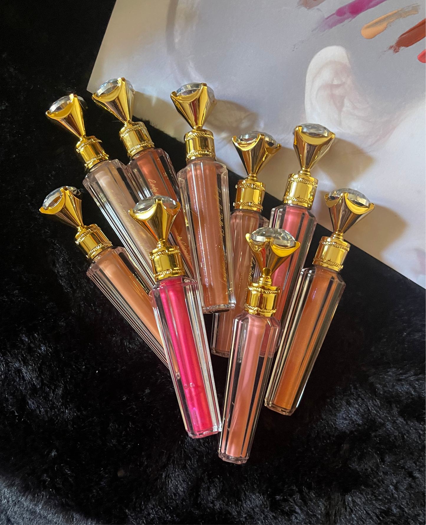 Fit for Royalty Lady La Belle Diamond Lip Glaze/ Plumper in 10 Glorious Shades-Collection