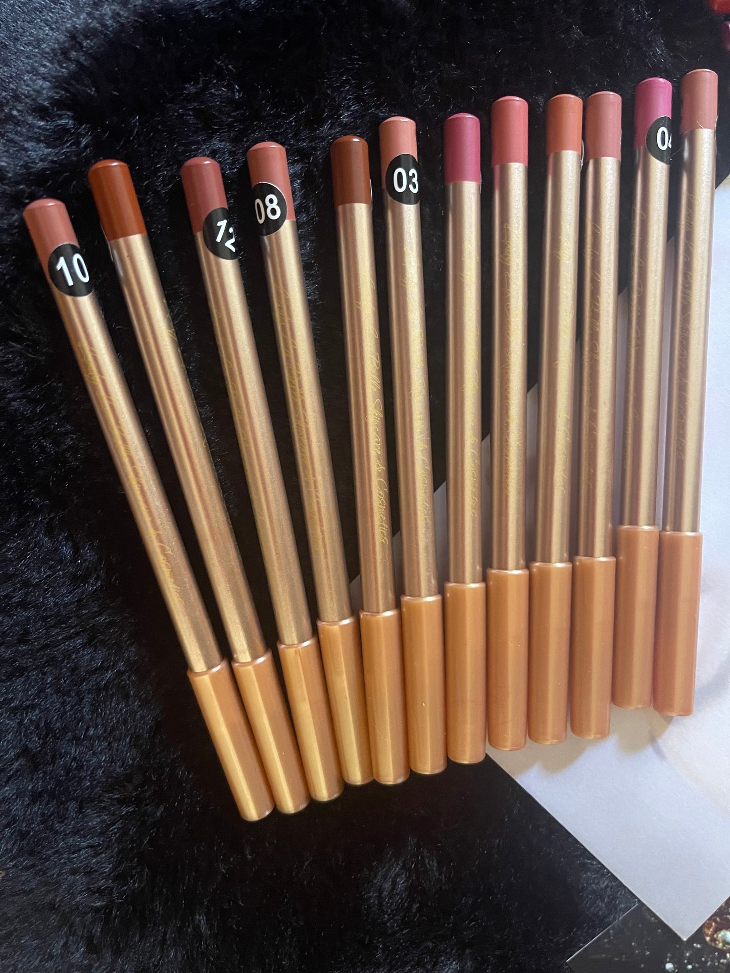 Lady La Belle “Statue Perfect” Ultimate Long Lasting Lip Liners/ 12 Beautiful Singles