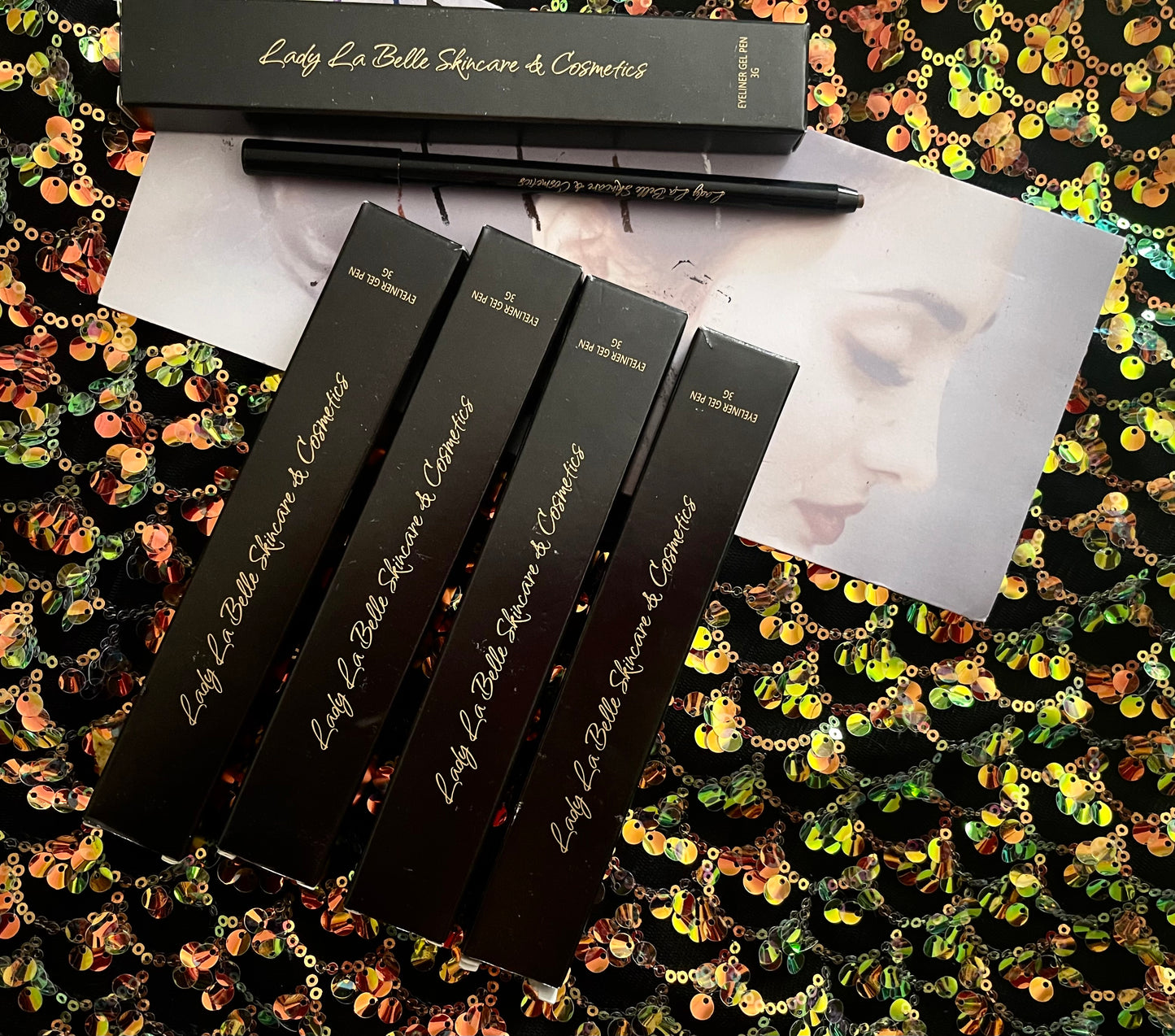 Lady La Belle Waterproof Longlasting Dreamy Gel Eyeliner in 5 Beautiful Shades.