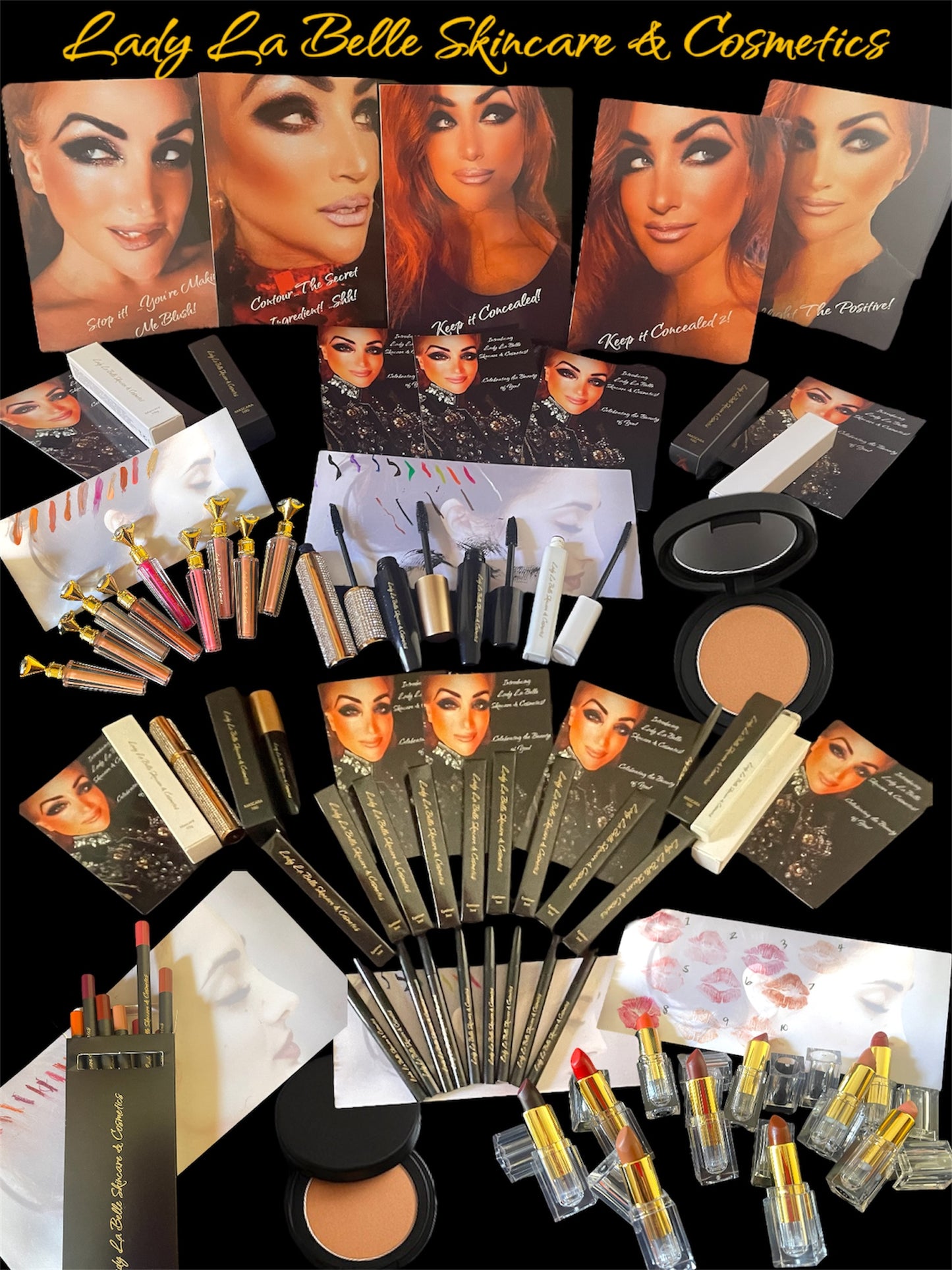 Lady La Belle Ultimate Perfectly Pressed Powder 12/Pan Pallet
