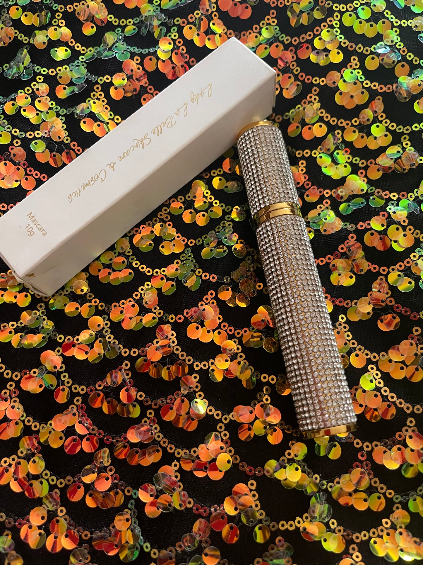 For those that want the “BEST” in life…This is the ultimate Luxurious Rhinestone Encrusted Mascara. It’s long, luxurious, thick and bold. It’s the fur coat on a Wednesday type of person.