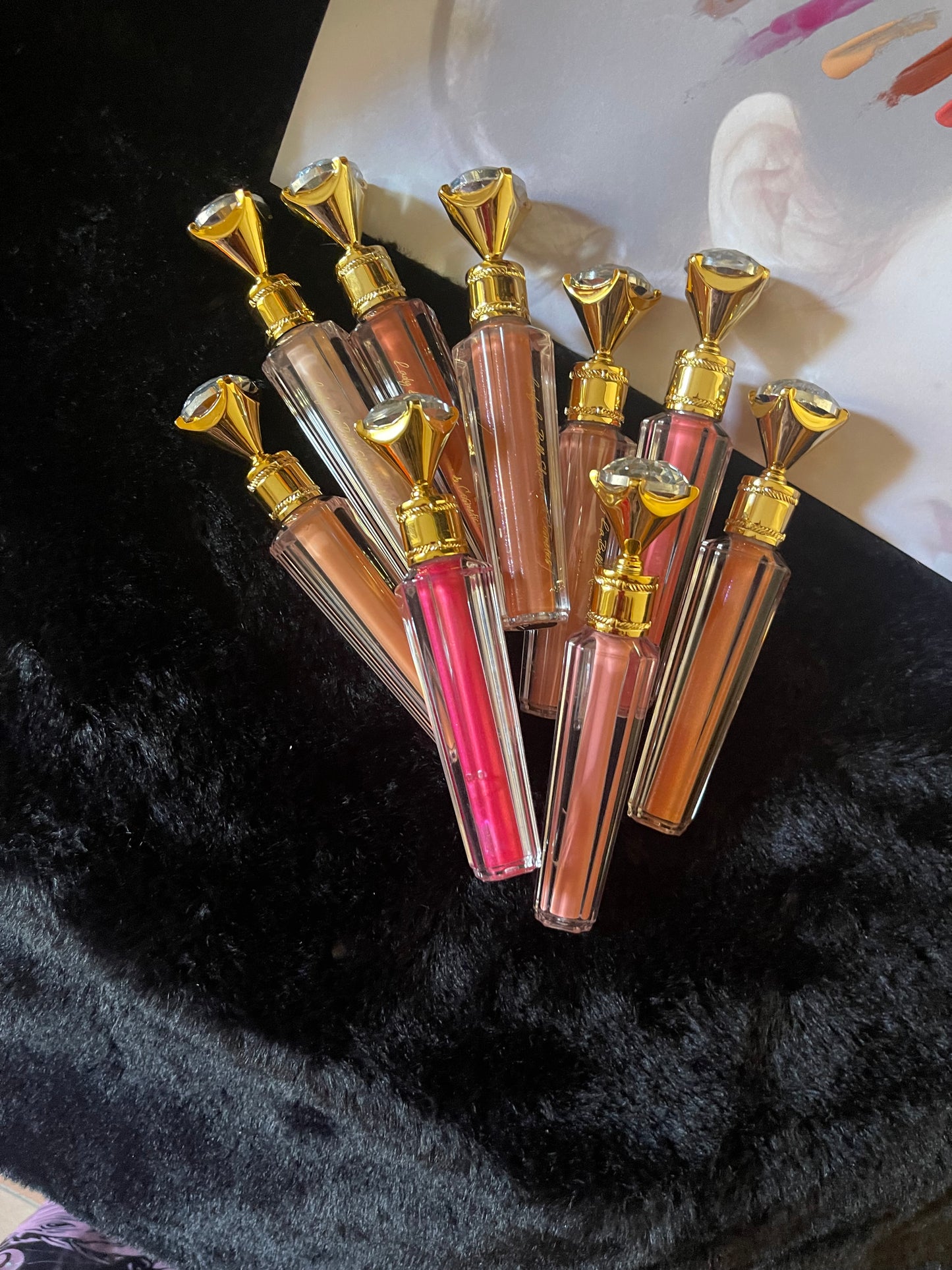 Fit for Royalty Lady La Belle Diamond Lip Glaze/ Plumper in 10 Glorious Shades-Collection