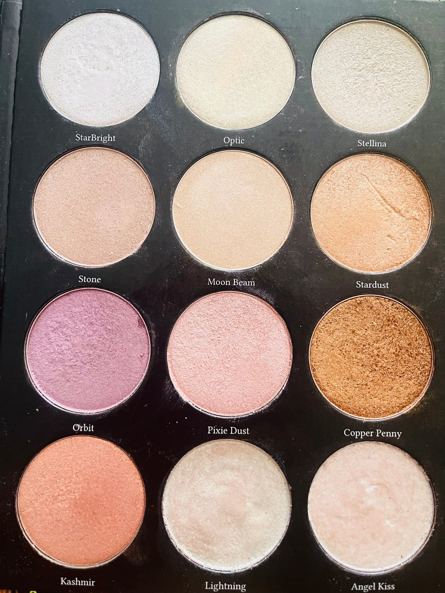 Highlight-The Positive, Lady La Belle Angelic Highlighters/ Ultimate 12 Pan Pallet