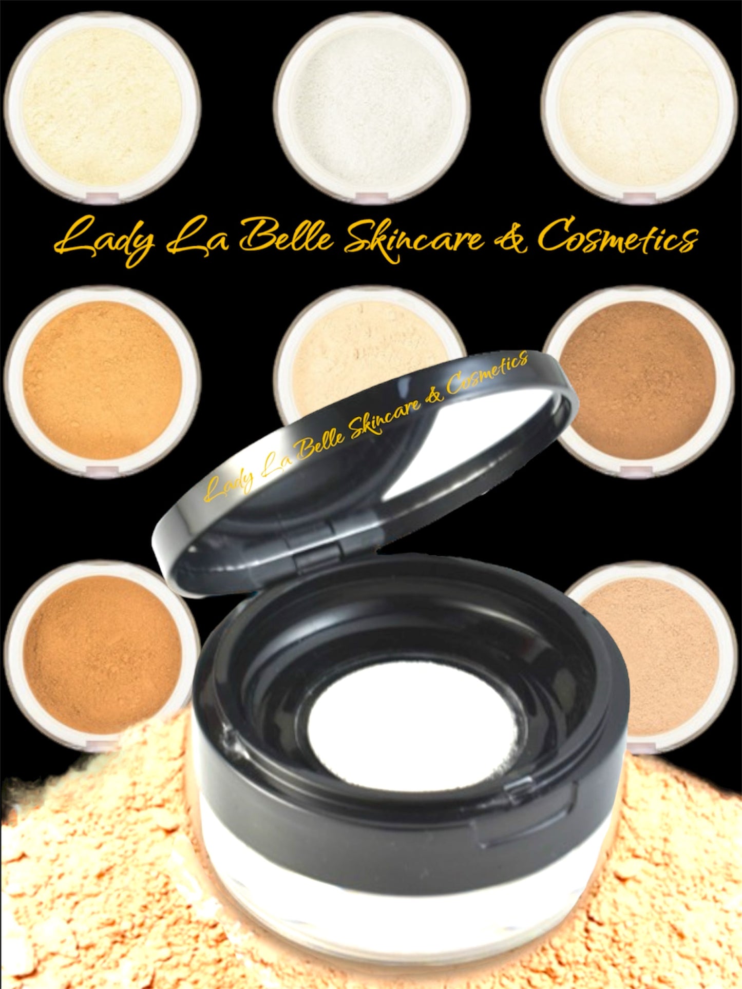 Lady La Belle Ultimate Perfectly Pressed Powder 12/Pan Pallet