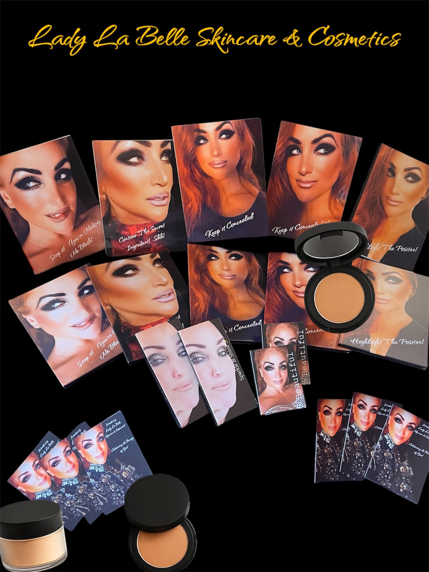 Lady La Belle Ultimate Perfectly Pressed Powder 12/Pan Pallet