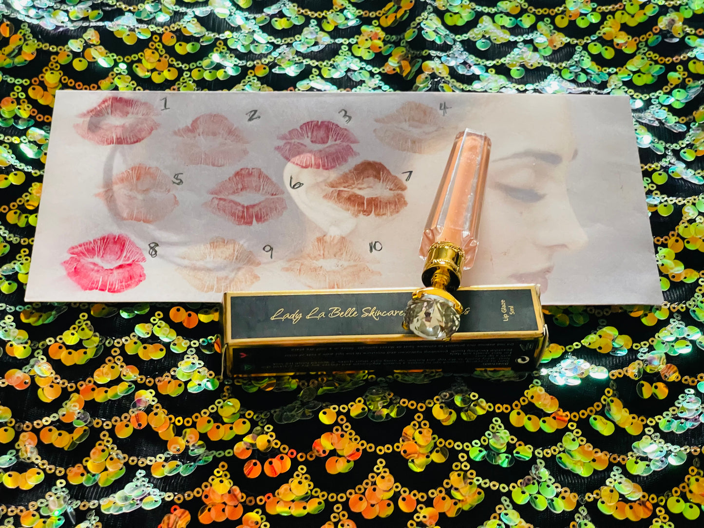Fit for Royalty Lady La Belle Diamond Lip Glaze/ Plumper in 10 Glorious Shades (singles)
