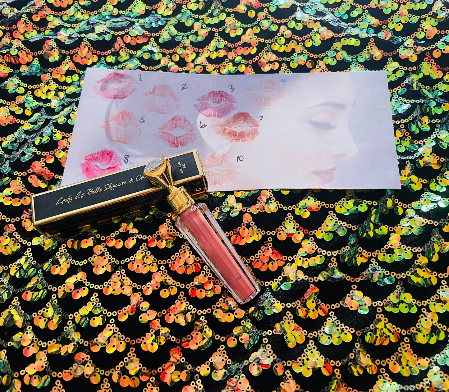 Fit for Royalty Lady La Belle Diamond Lip Glaze/ Plumper in 10 Glorious Shades (singles)