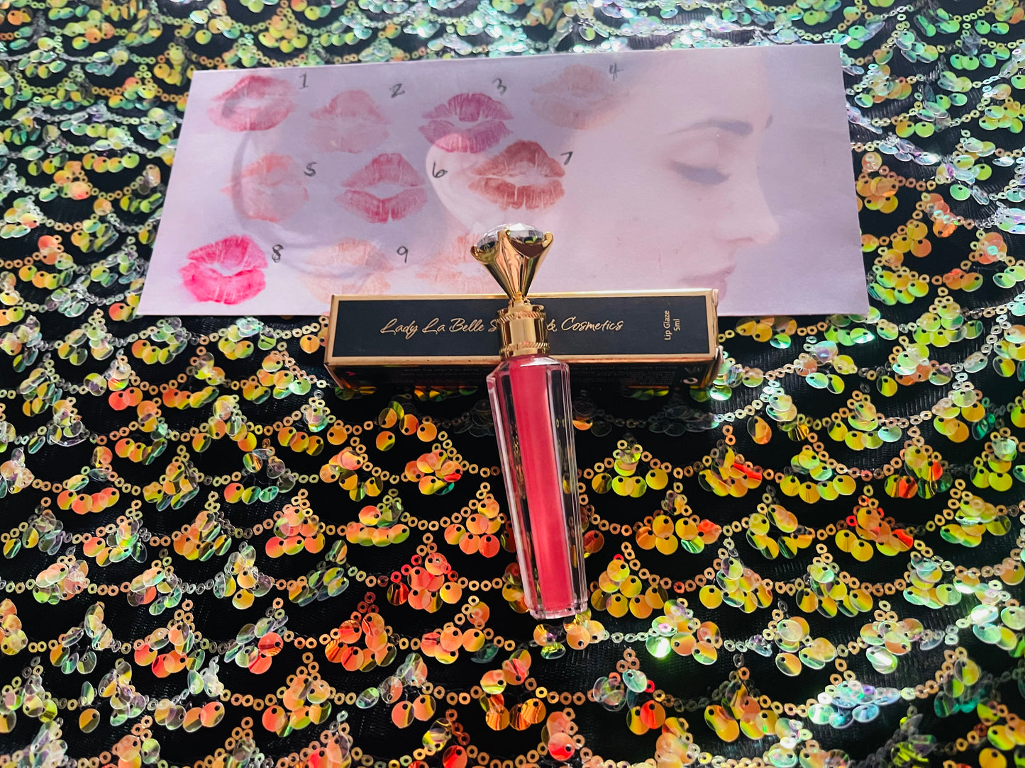 Fit for Royalty Lady La Belle Diamond Lip Glaze/ Plumper in 10 Glorious Shades (singles)