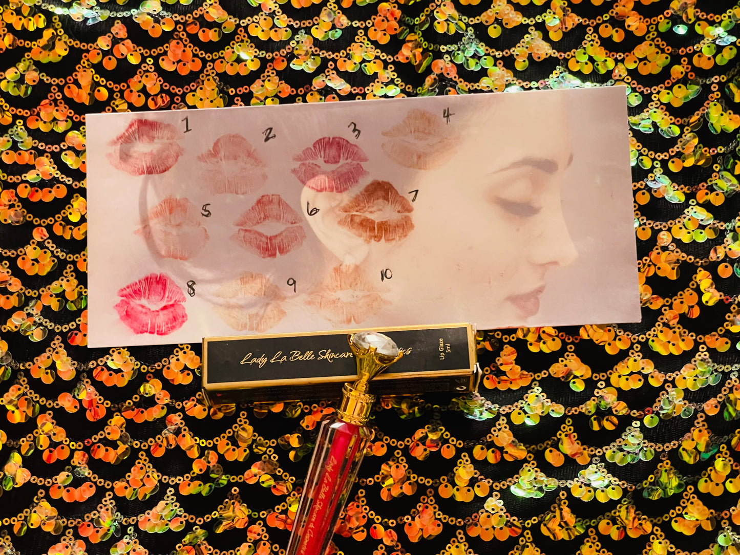 Fit for Royalty Lady La Belle Diamond Lip Glaze/ Plumper in 10 Glorious Shades (singles)