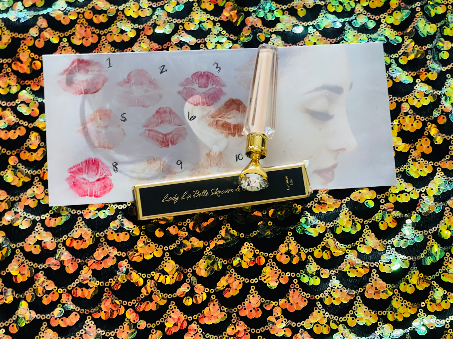 Fit for Royalty Lady La Belle Diamond Lip Glaze/ Plumper in 10 Glorious Shades (singles)