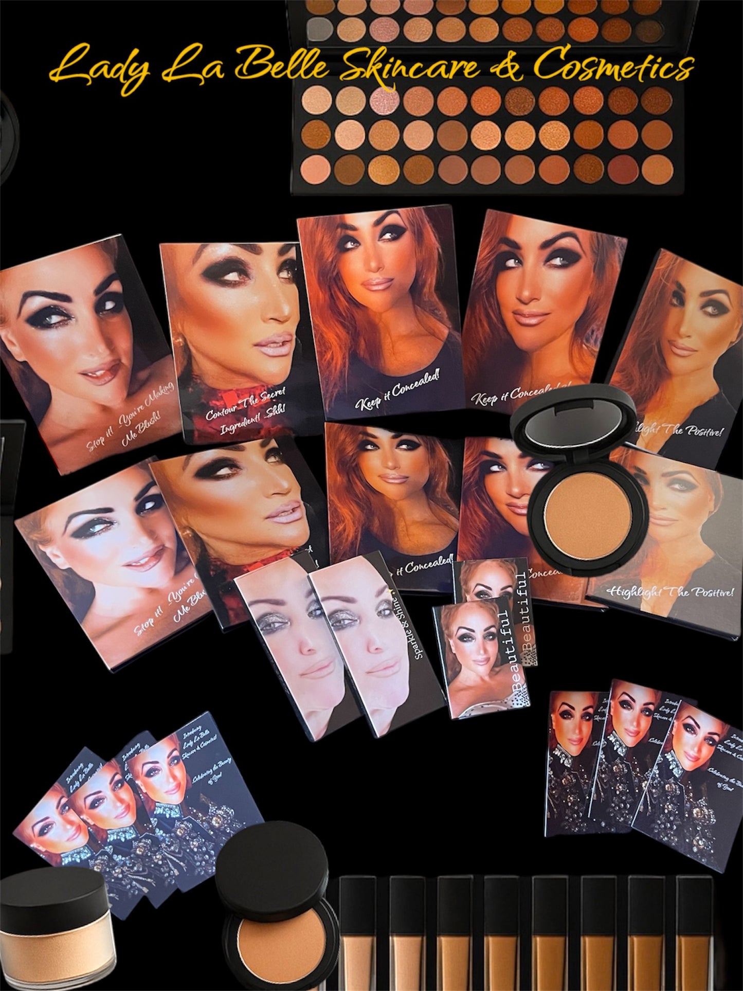 Lady La Belle Ultimate Perfectly Pressed Powder 12/Pan Pallet